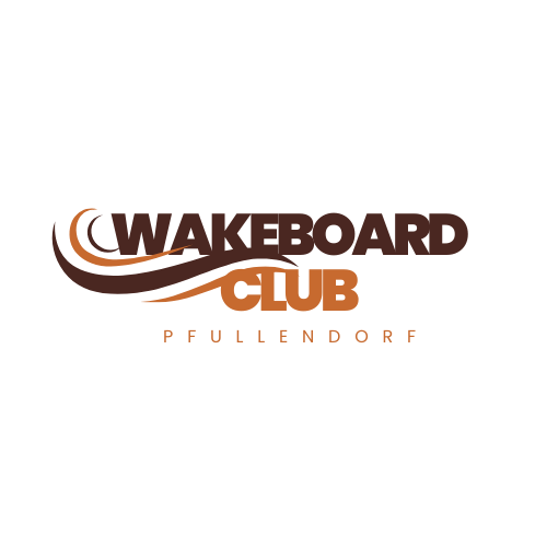 Logo WBC Pfullendorf Logo des Wakeboard Clubs aus Pfullendorf mit dynamischer Schrift und geschwungenen Linien.